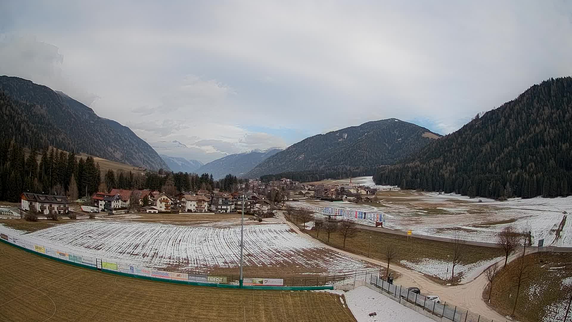 Webcam Niederrasen / Kronplatz – Vista en directo desde el Valle de Anterselva