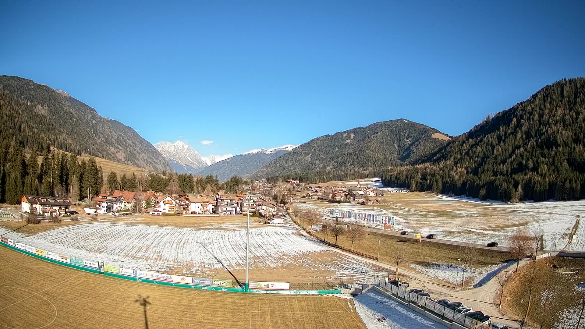 Webcam Niederrasen / Kronplatz – Vista en directo desde el Valle de Anterselva