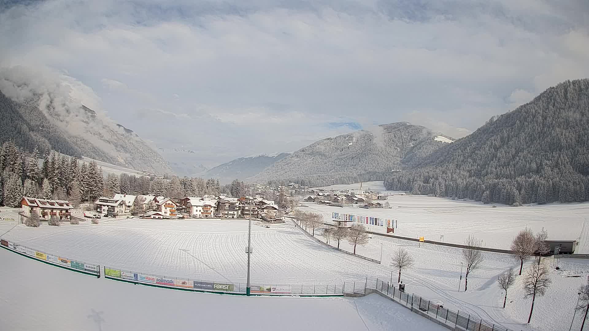 Webcam Niederrasen / Kronplatz – Vista en directo desde el Valle de Anterselva