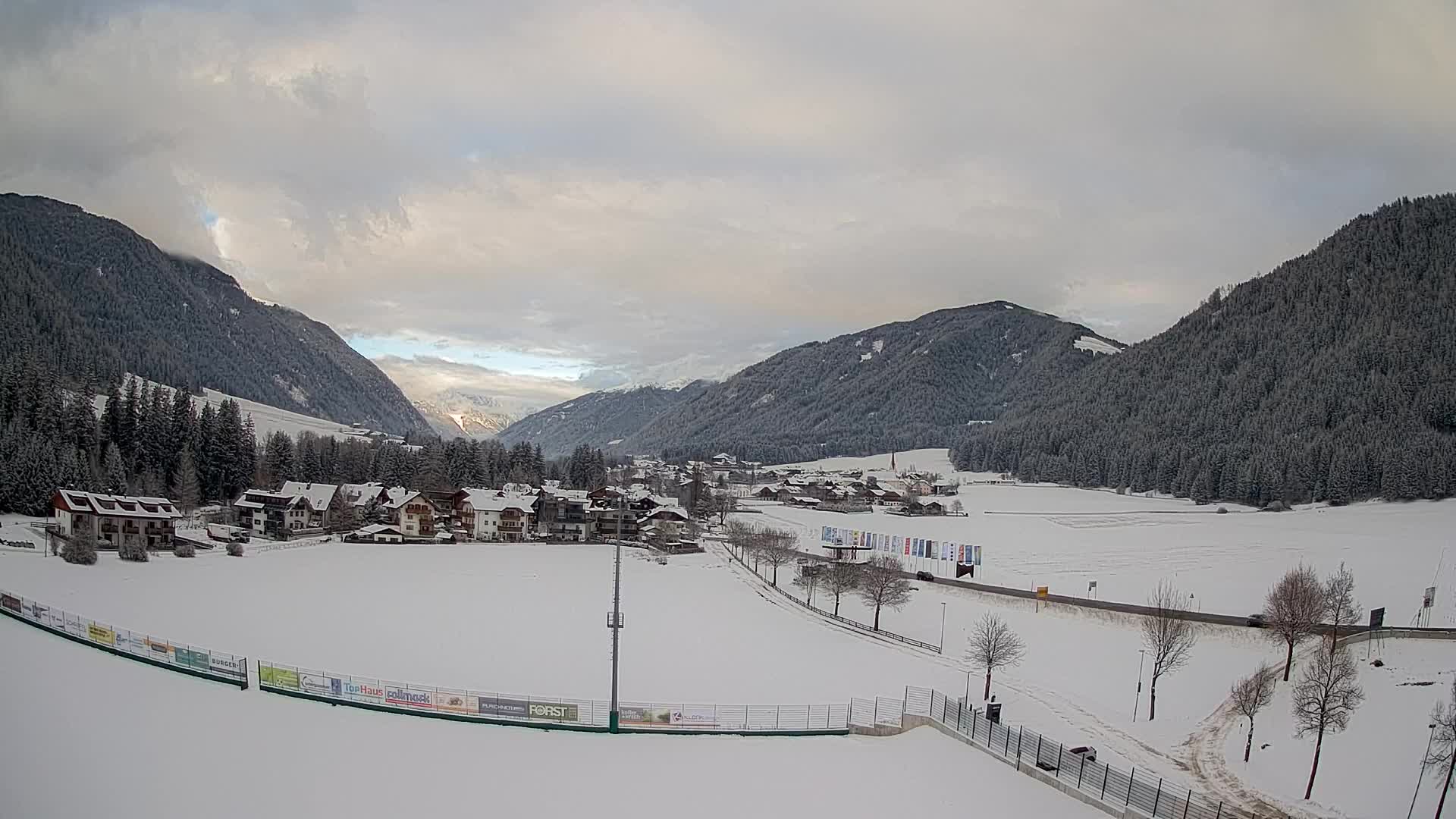 Webcam Niederrasen / Kronplatz – Vista en directo desde el Valle de Anterselva