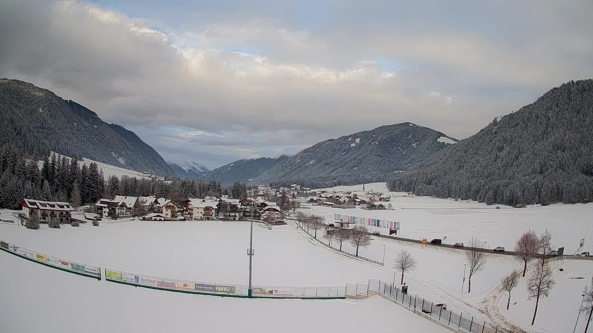 Webcam Niederrasen / Kronplatz – Vista en directo desde el Valle de Anterselva