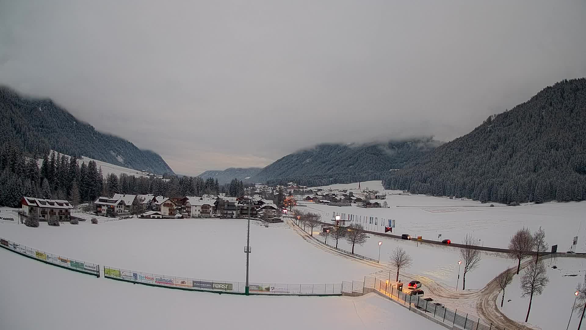 Webcam Niederrasen / Kronplatz – Vista en directo desde el Valle de Anterselva