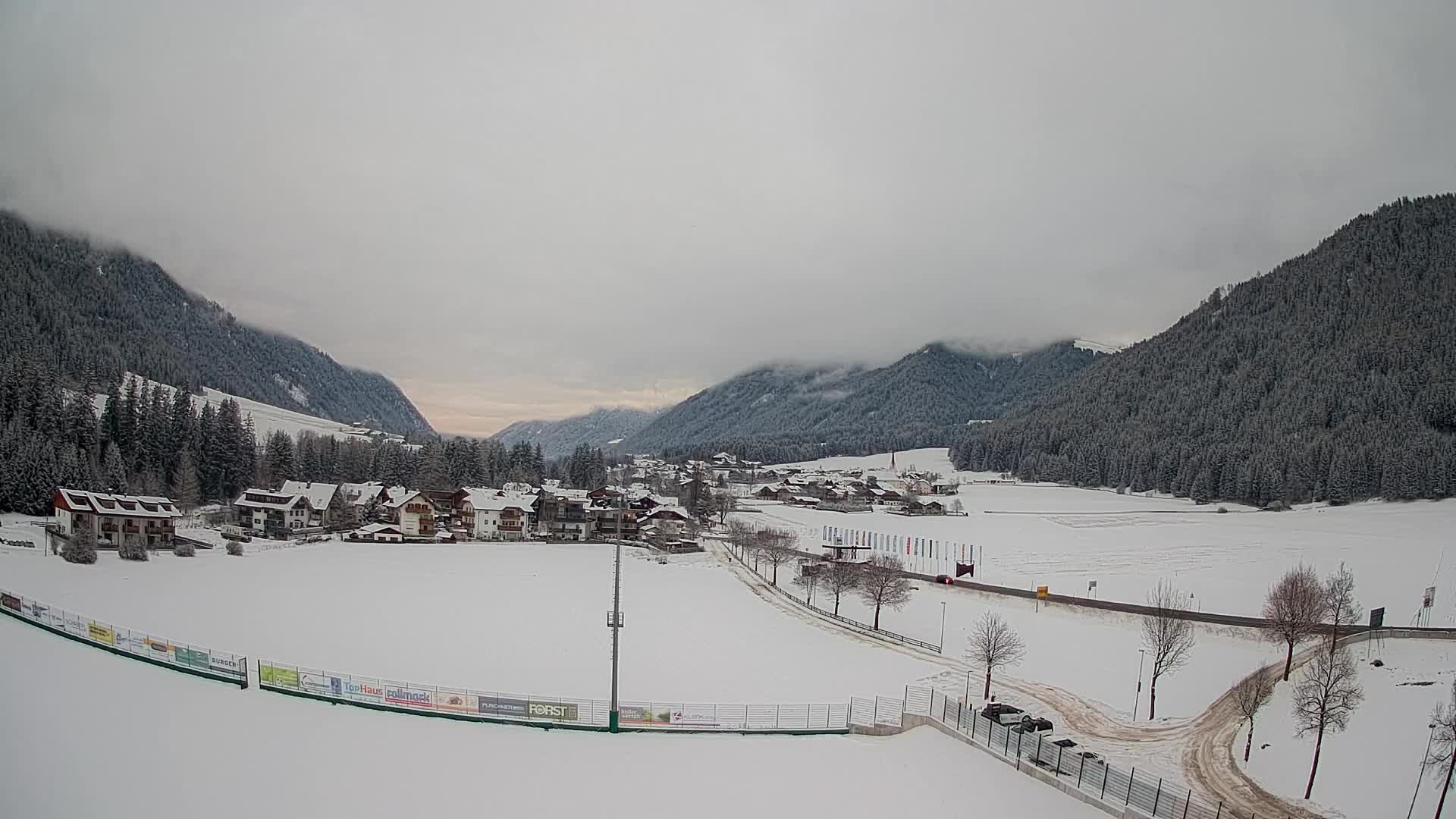 Webcam Niederrasen / Kronplatz – Vista en directo desde el Valle de Anterselva