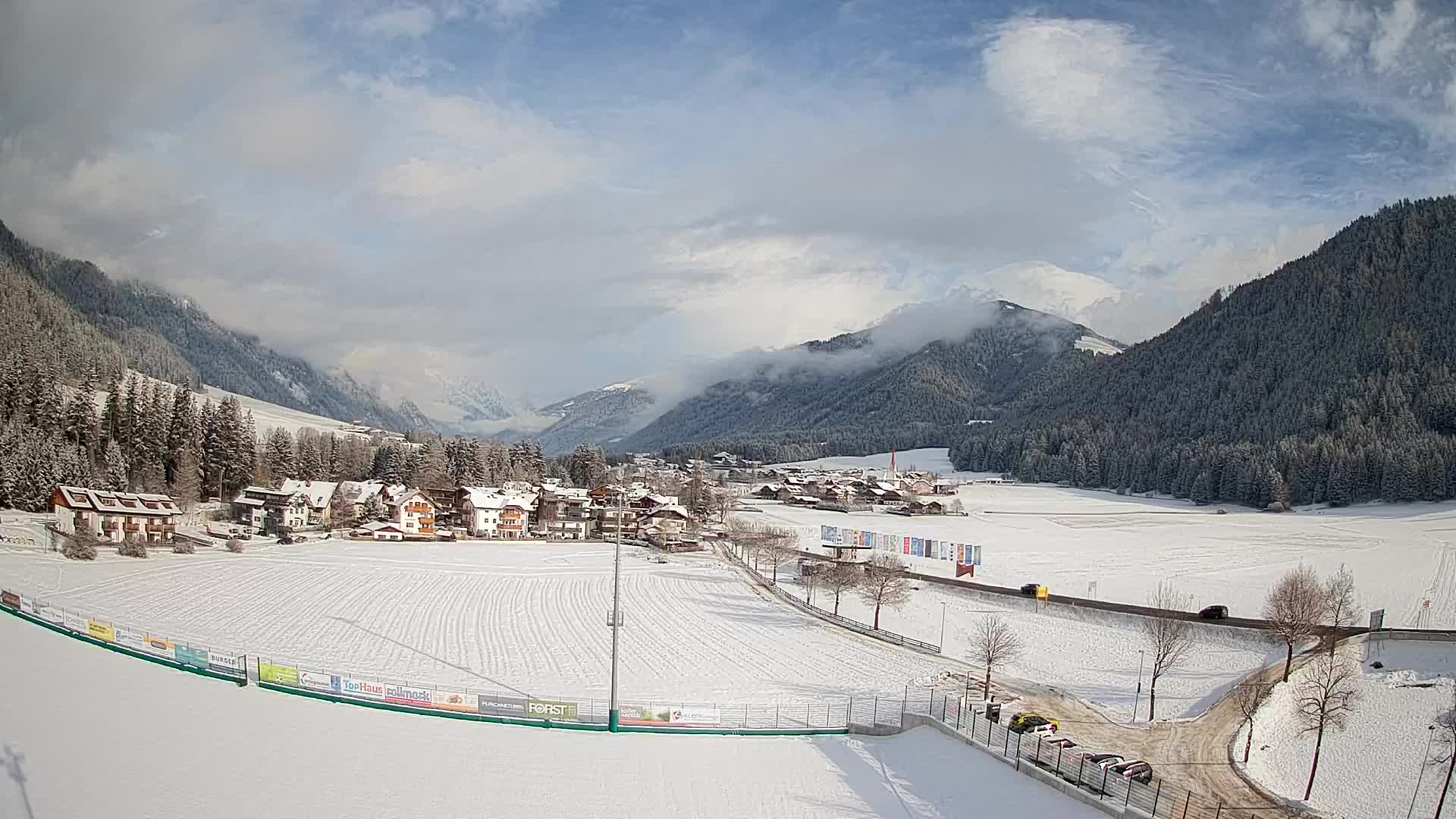 Webcam Niederrasen / Kronplatz – Vista en directo desde el Valle de Anterselva