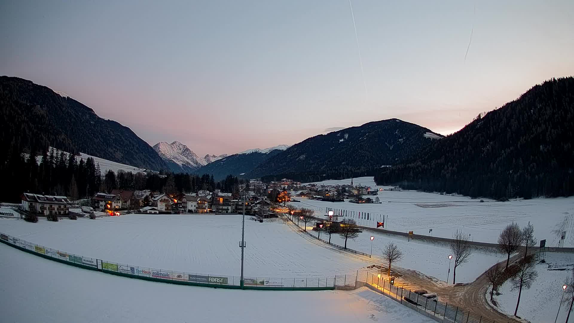 Webcam Niederrasen / Kronplatz – Vista en directo desde el Valle de Anterselva