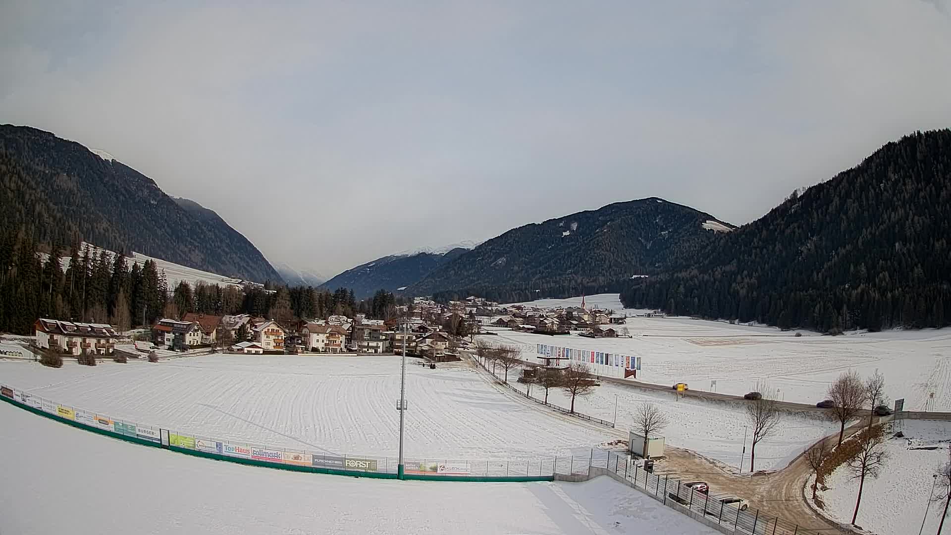 Webcam Niederrasen / Kronplatz – Vista en directo desde el Valle de Anterselva