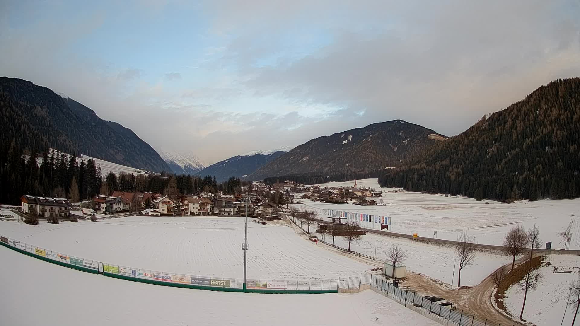 Webcam Niederrasen / Kronplatz – Vista en directo desde el Valle de Anterselva