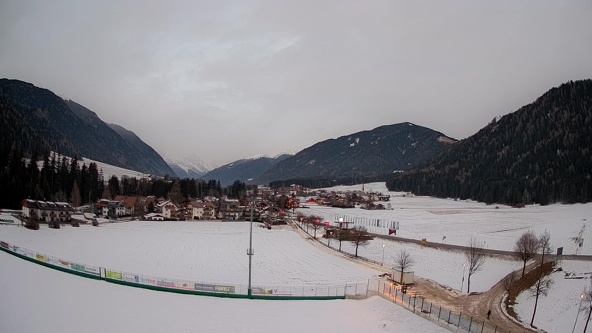 Webcam Niederrasen / Kronplatz – Vista en directo desde el Valle de Anterselva