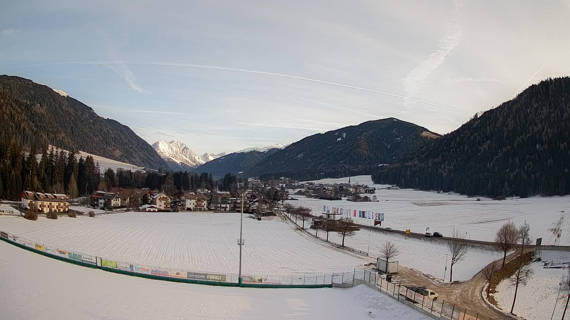 Webcam Niederrasen / Kronplatz – Vista en directo desde el Valle de Anterselva