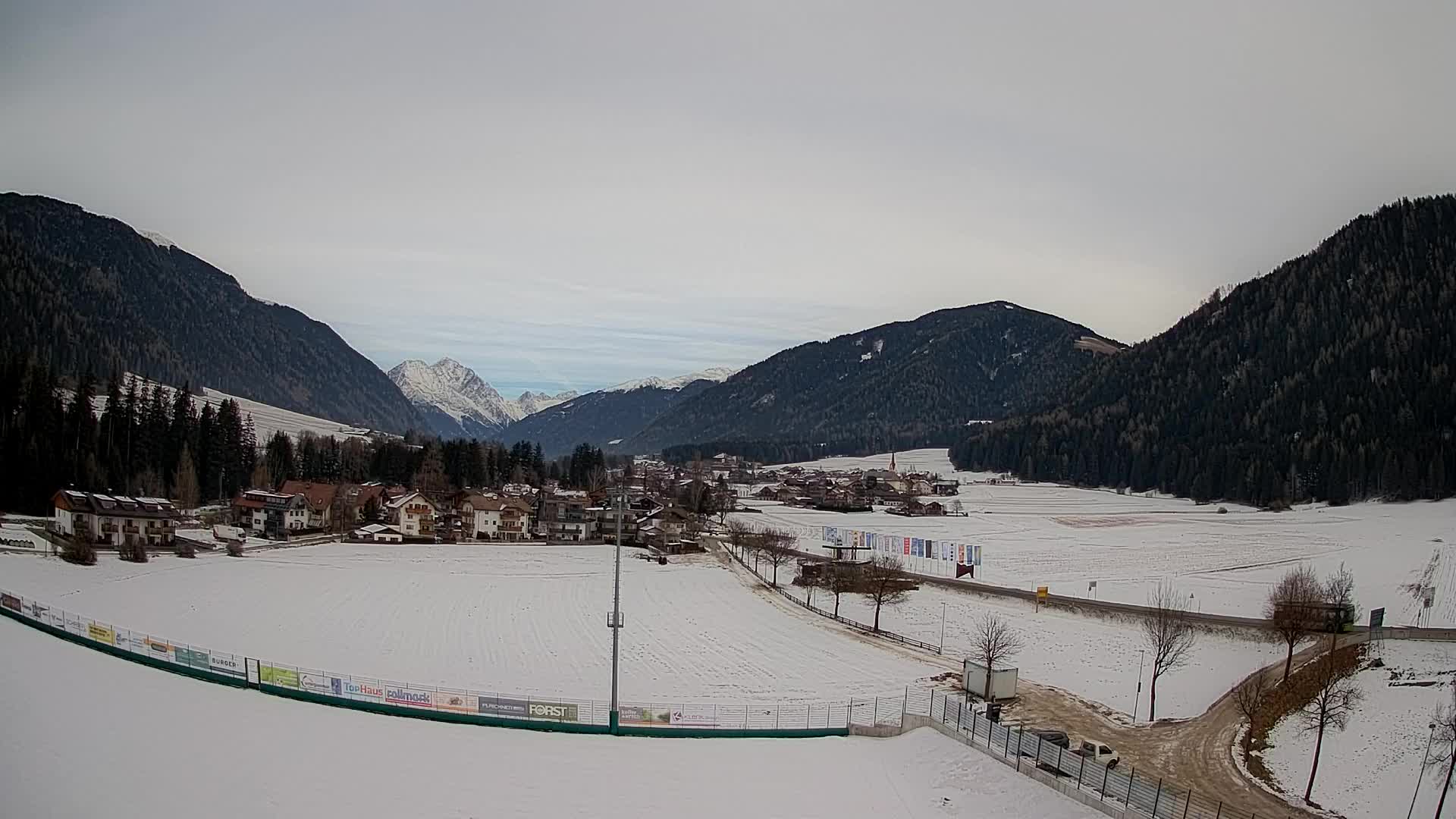Webcam Niederrasen / Kronplatz – Vista en directo desde el Valle de Anterselva