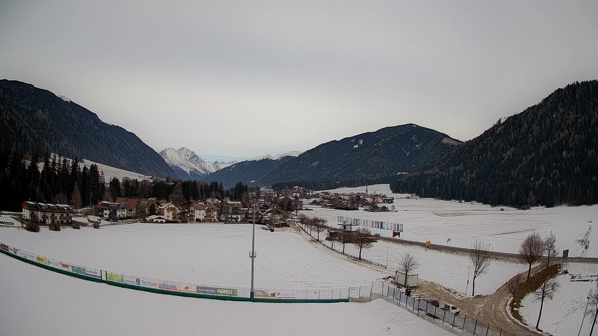 Webcam Niederrasen / Kronplatz – Vista en directo desde el Valle de Anterselva
