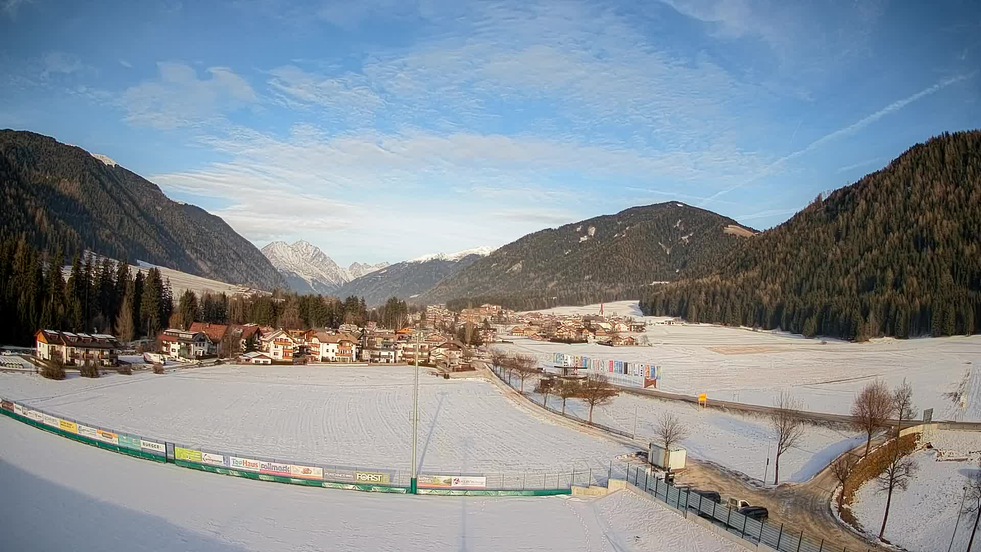 Webcam Niederrasen / Kronplatz – Vista en directo desde el Valle de Anterselva