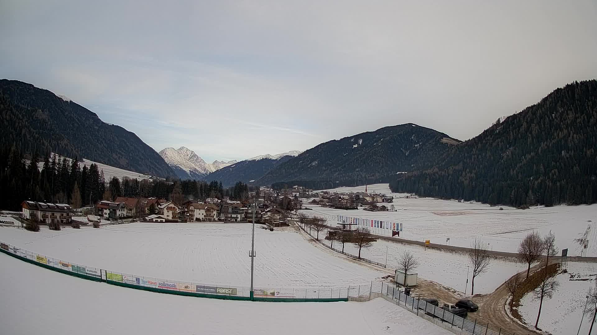 Webcam Niederrasen / Kronplatz – Vista en directo desde el Valle de Anterselva