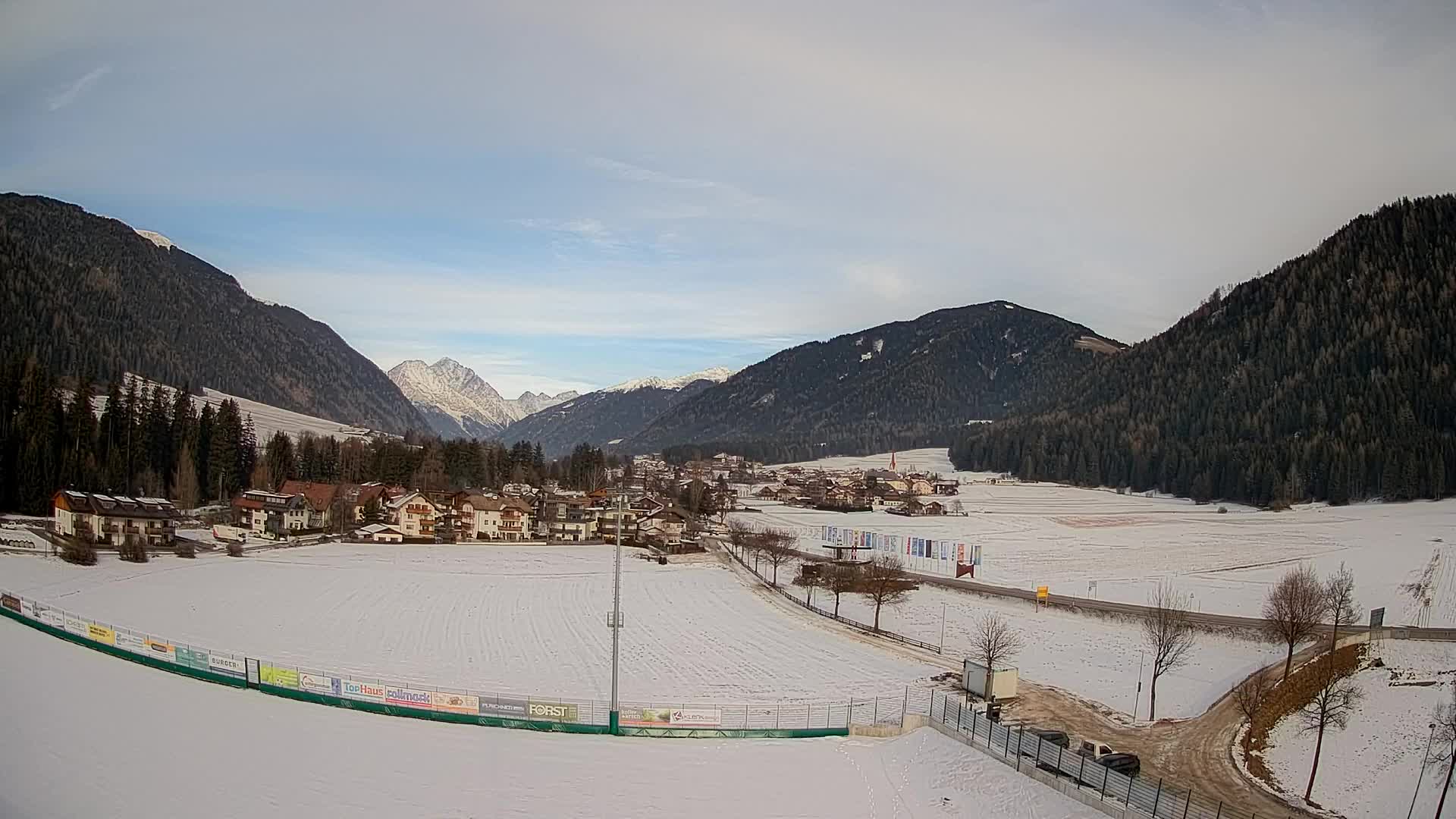 Webcam Niederrasen / Kronplatz – Vista en directo desde el Valle de Anterselva