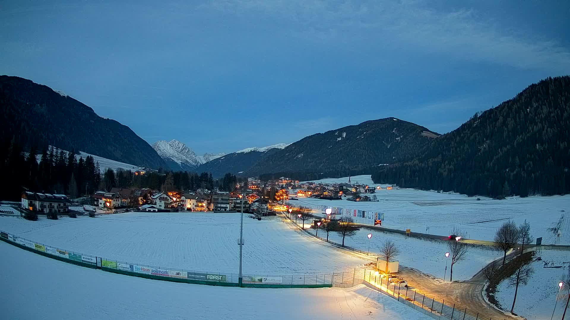 Webcam Niederrasen / Kronplatz – Vista en directo desde el Valle de Anterselva
