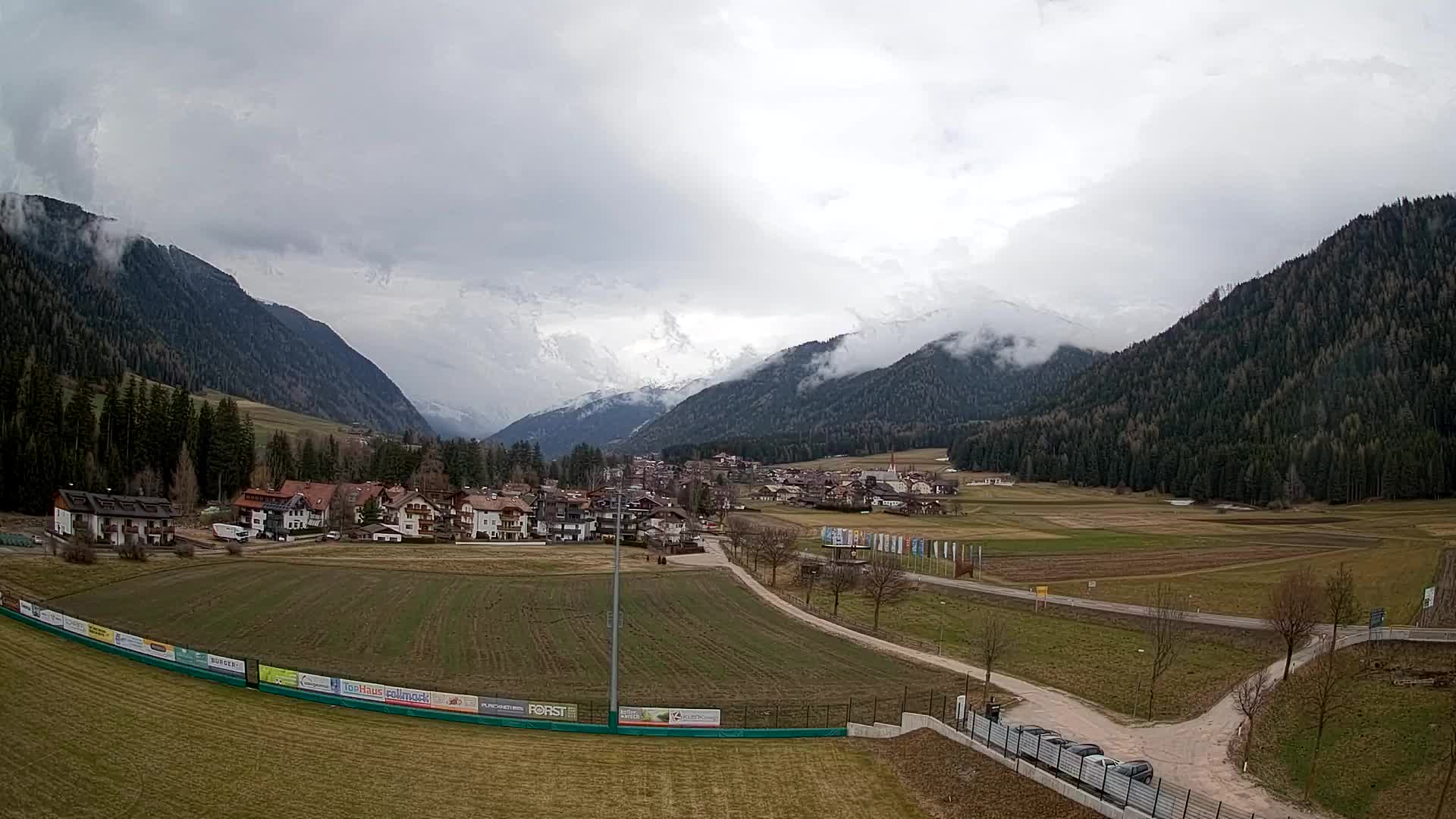 Webcam Niederrasen / Kronplatz – Vista en directo desde el Valle de Anterselva