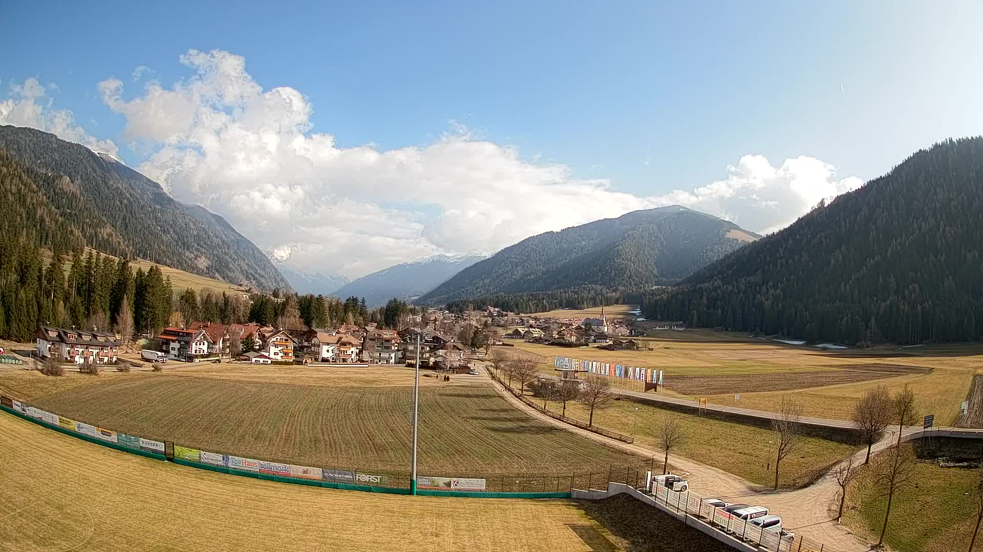 Webcam Niederrasen / Kronplatz – Vista en directo desde el Valle de Anterselva