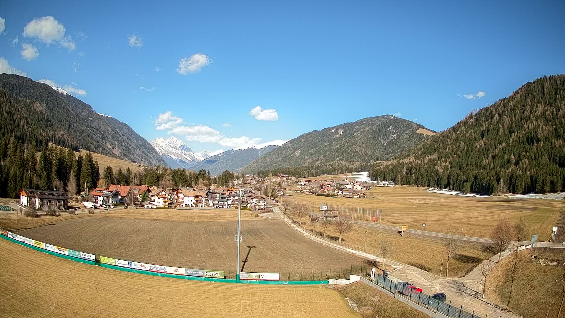 Webcam Niederrasen / Kronplatz – Vista en directo desde el Valle de Anterselva