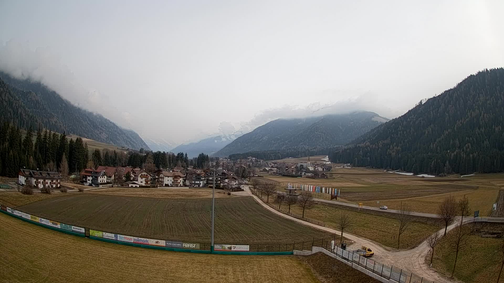 Webcam Niederrasen / Kronplatz – Vista en directo desde el Valle de Anterselva
