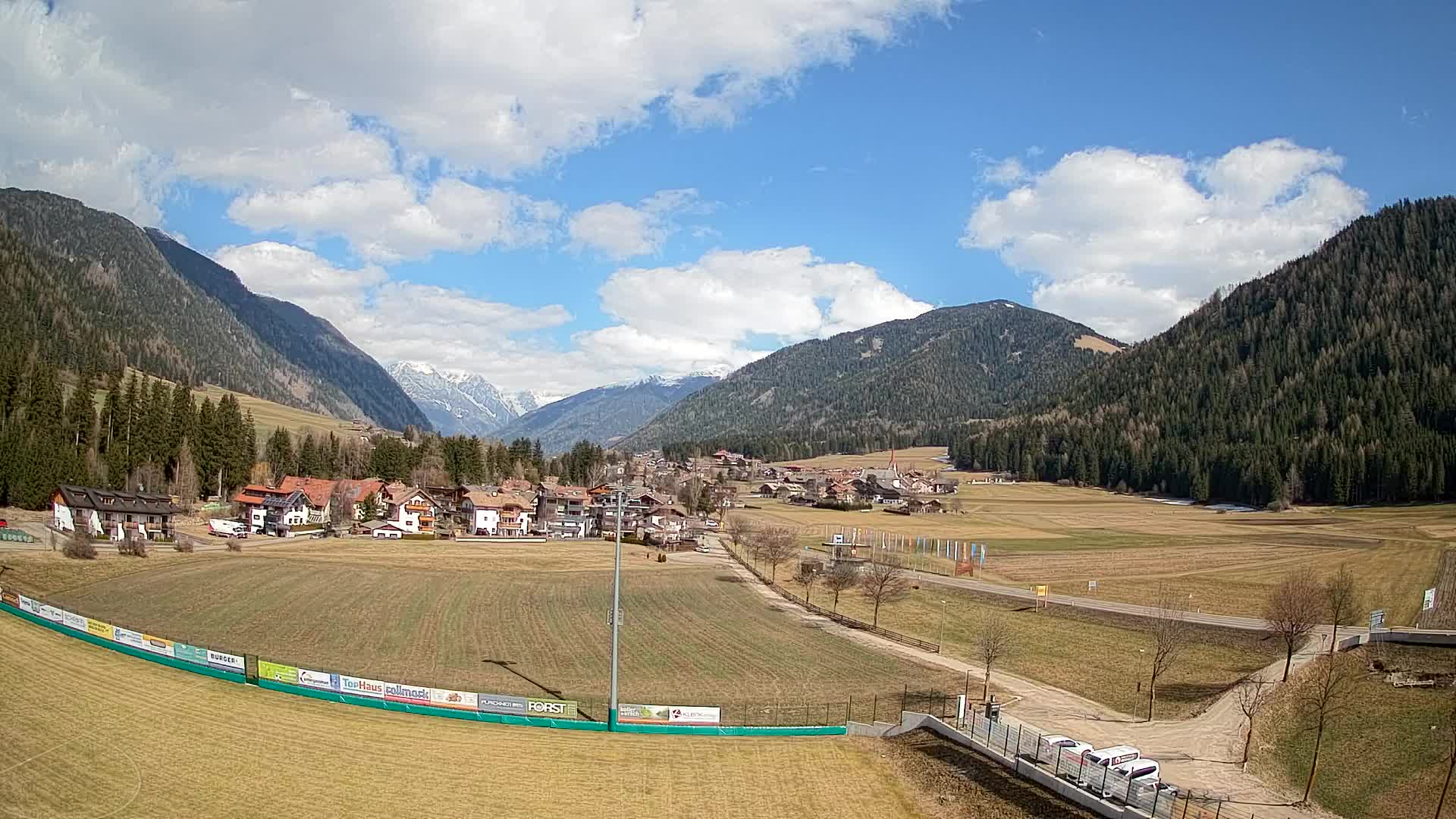 Webcam Niederrasen / Kronplatz – Vista en directo desde el Valle de Anterselva