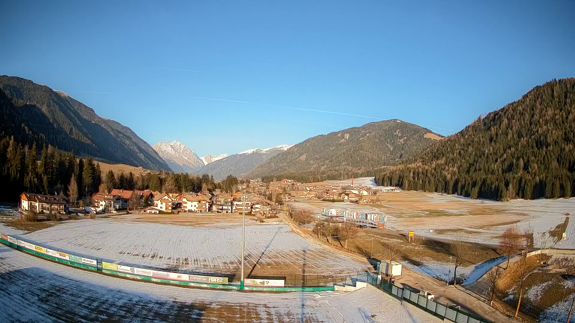 Webcam Niederrasen / Kronplatz – Vista en directo desde el Valle de Anterselva