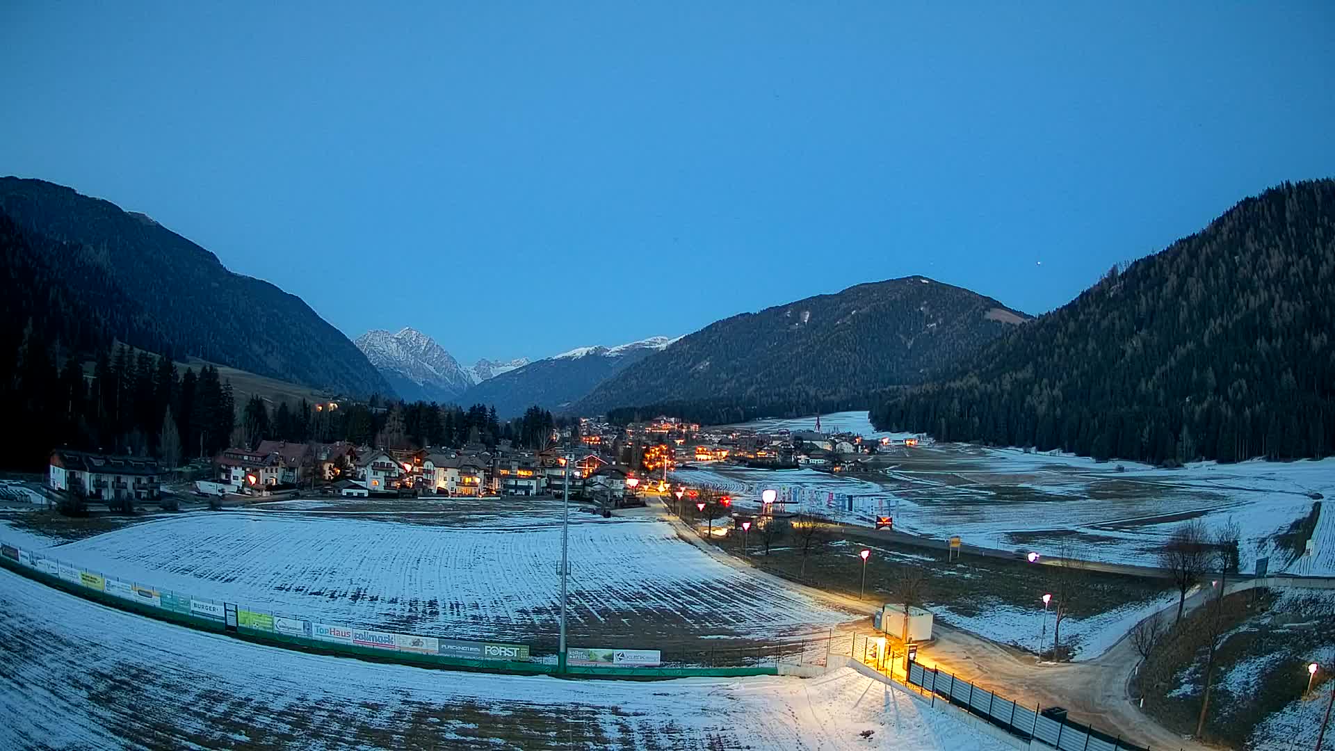 Webcam Niederrasen / Kronplatz – Vista en directo desde el Valle de Anterselva