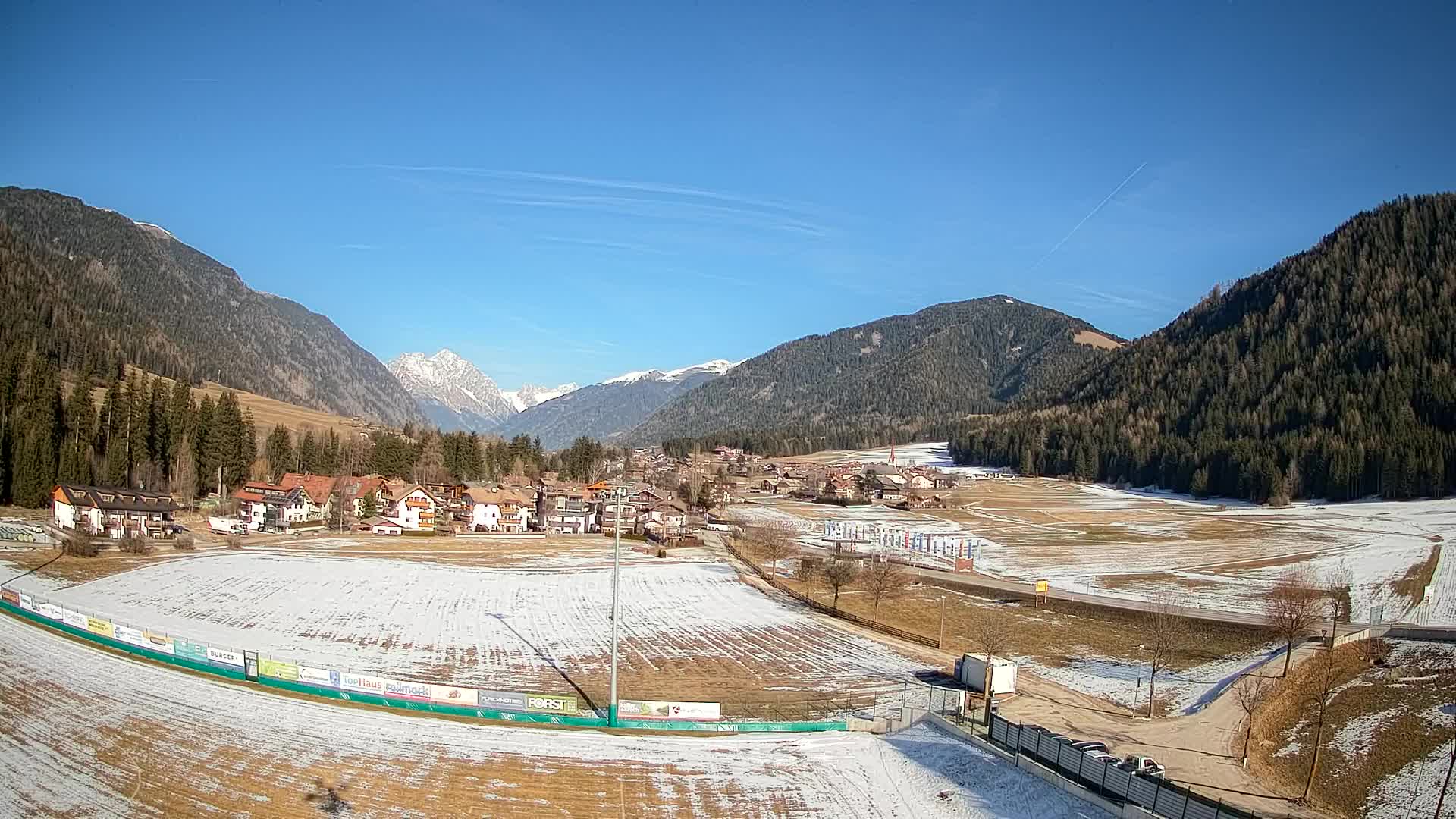 Webcam Niederrasen / Kronplatz – Vista en directo desde el Valle de Anterselva