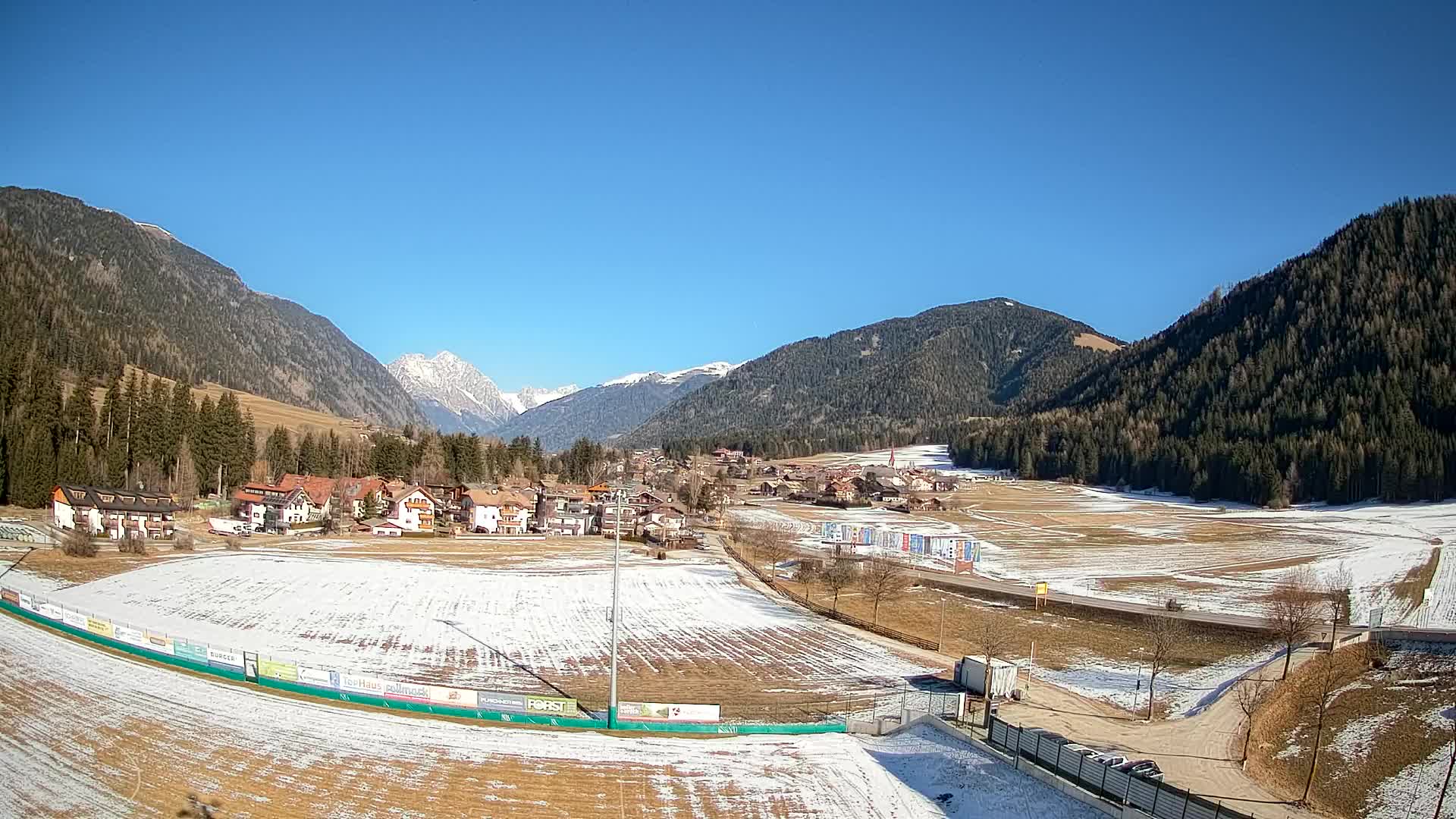 Webcam Niederrasen / Kronplatz – Vista en directo desde el Valle de Anterselva
