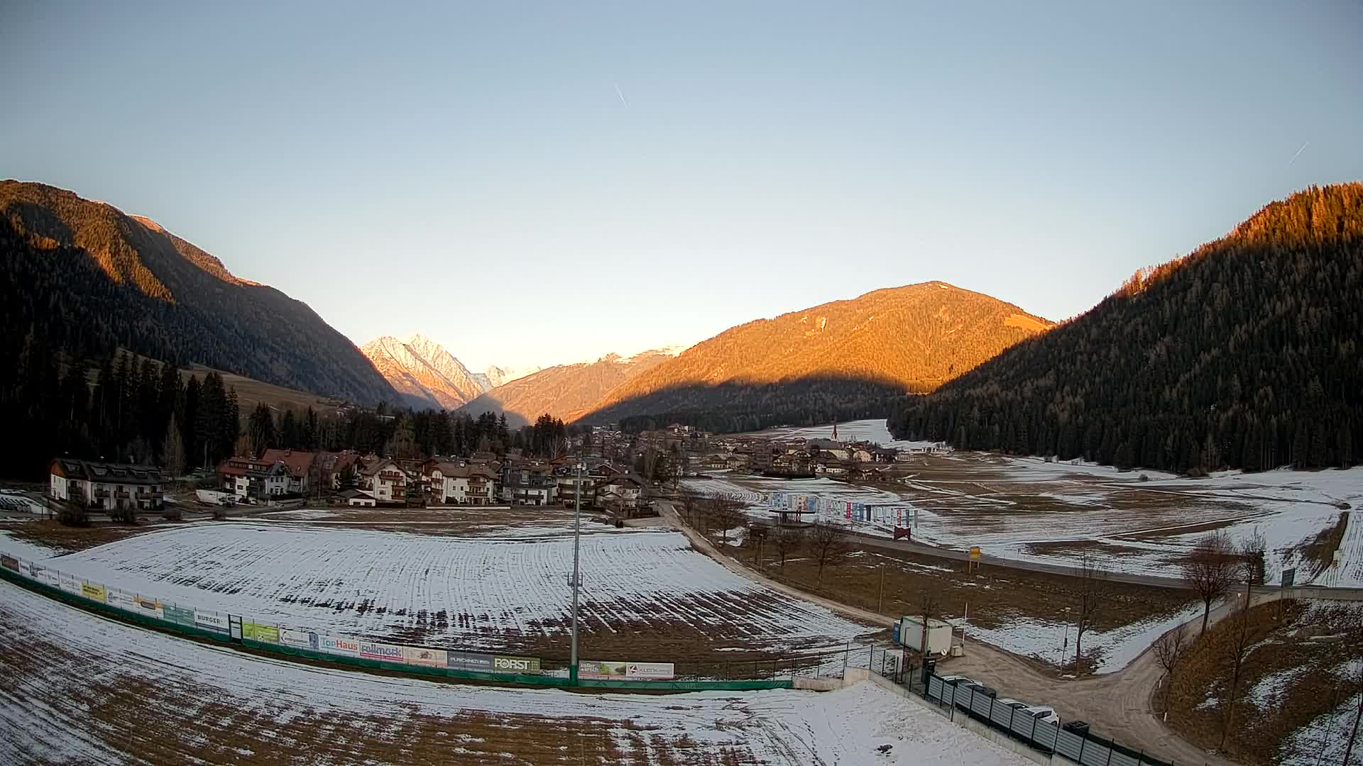 Webcam Niederrasen / Kronplatz – Vista en directo desde el Valle de Anterselva