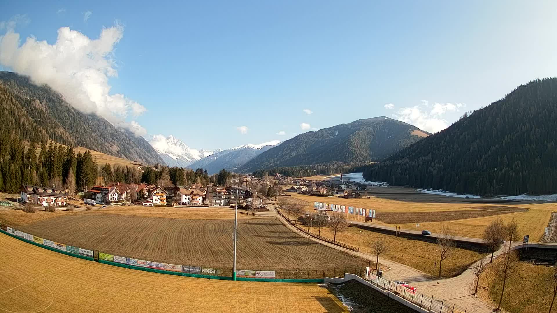 Webcam Niederrasen / Kronplatz – Vista en directo desde el Valle de Anterselva