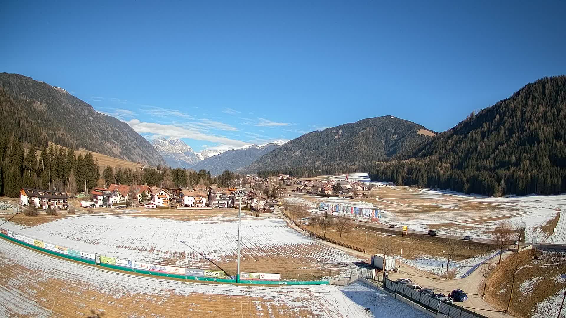 Webcam Niederrasen / Kronplatz – Vista en directo desde el Valle de Anterselva