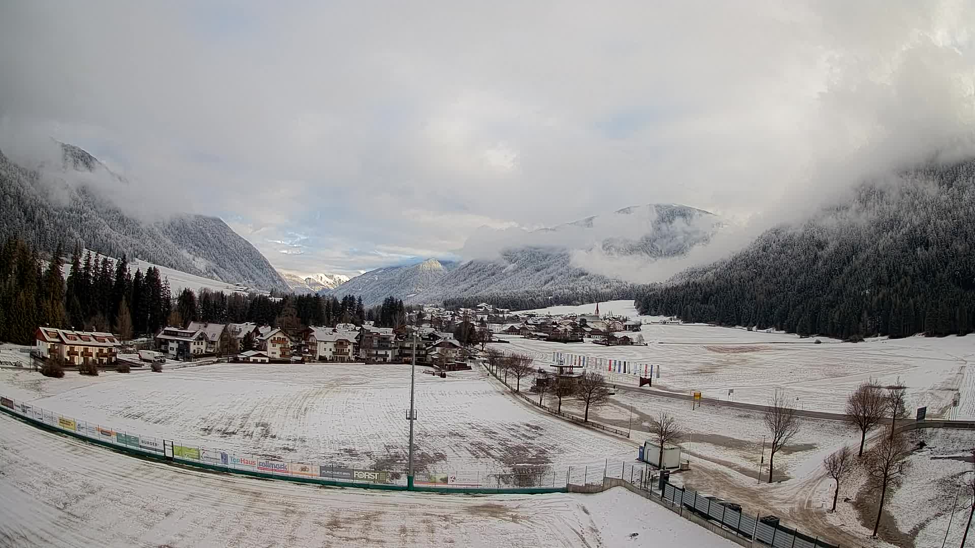 Webcam Niederrasen / Kronplatz – Vista en directo desde el Valle de Anterselva