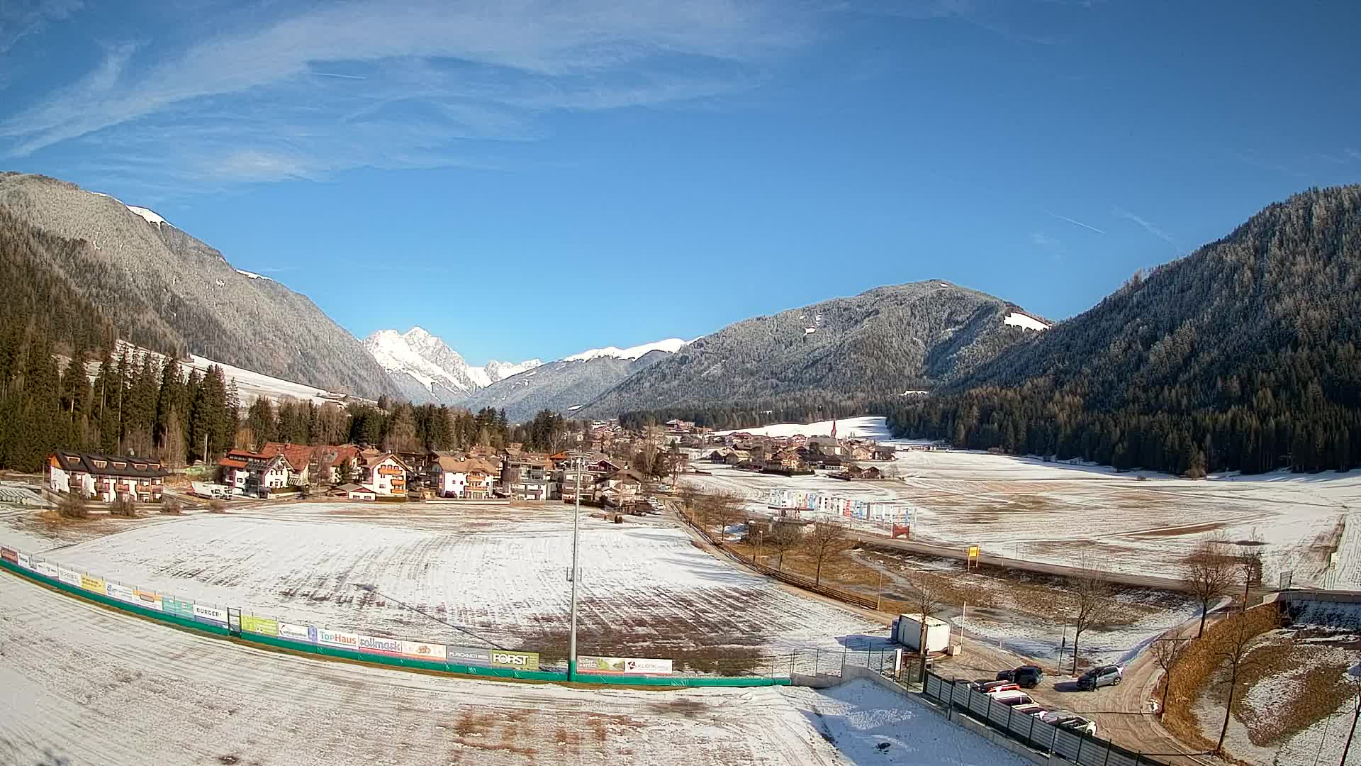 Webcam Niederrasen / Kronplatz – Vista en directo desde el Valle de Anterselva
