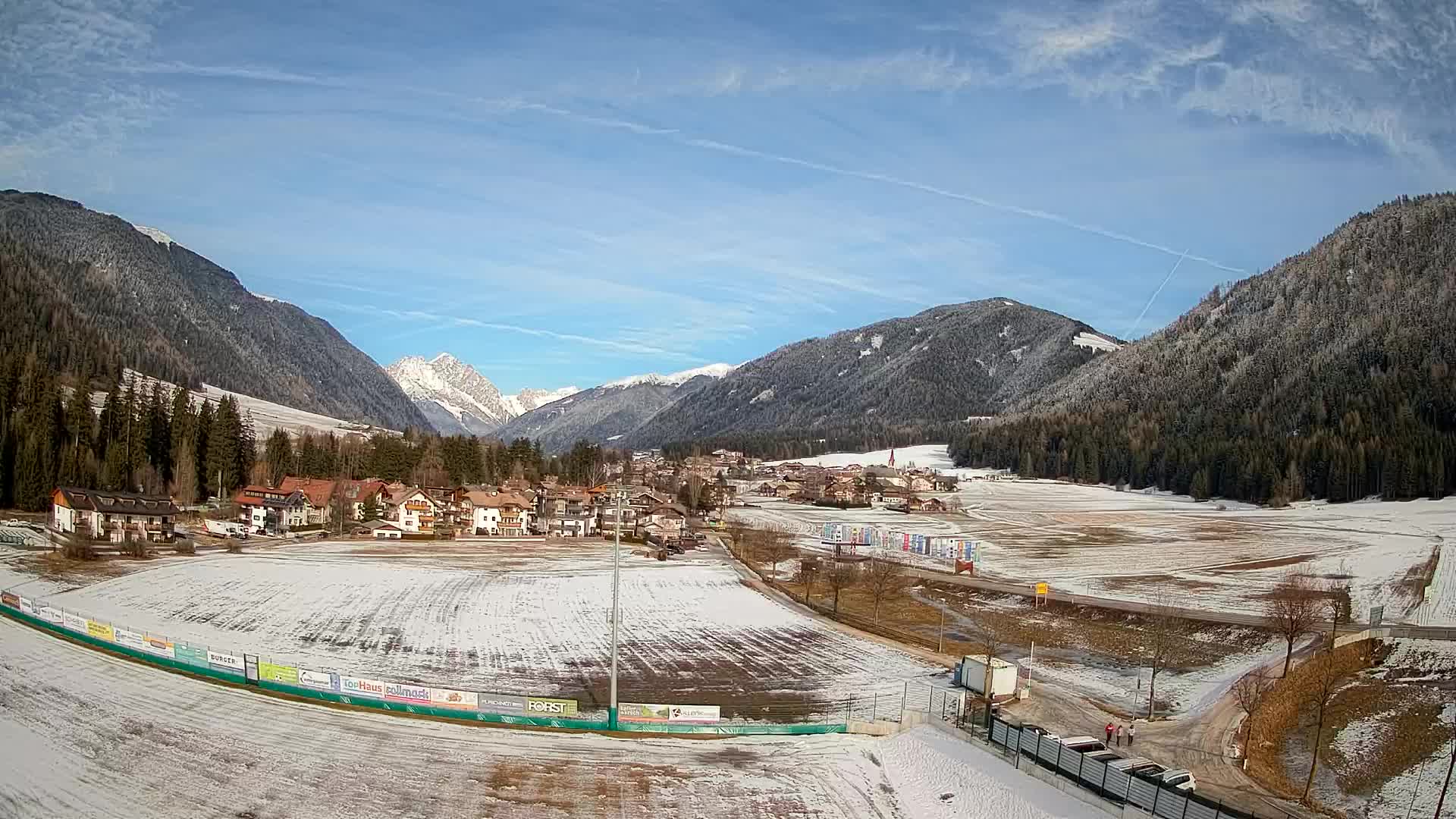 Webcam Niederrasen / Kronplatz – Vista en directo desde el Valle de Anterselva