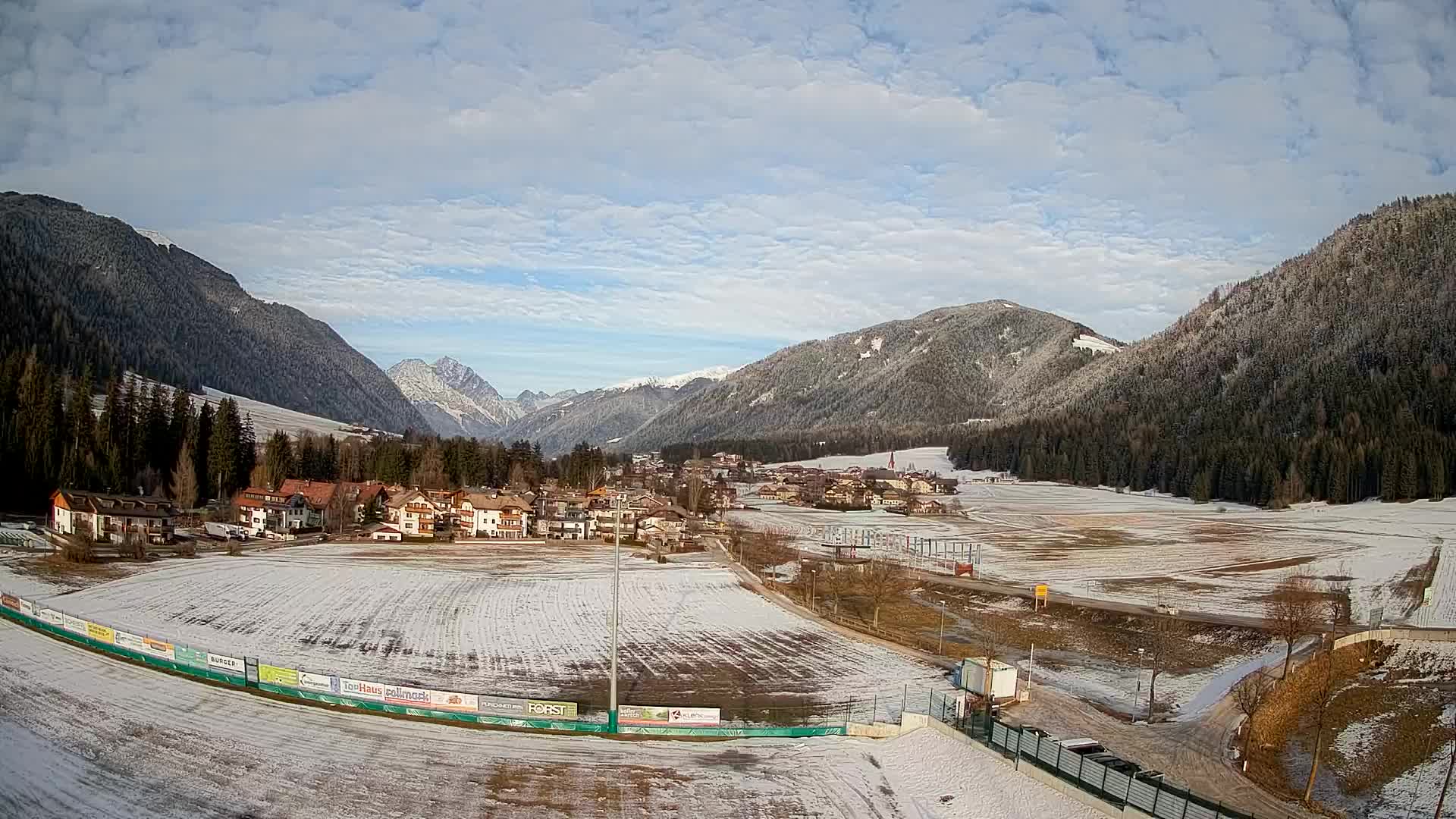 Webcam Niederrasen / Kronplatz – Vista en directo desde el Valle de Anterselva