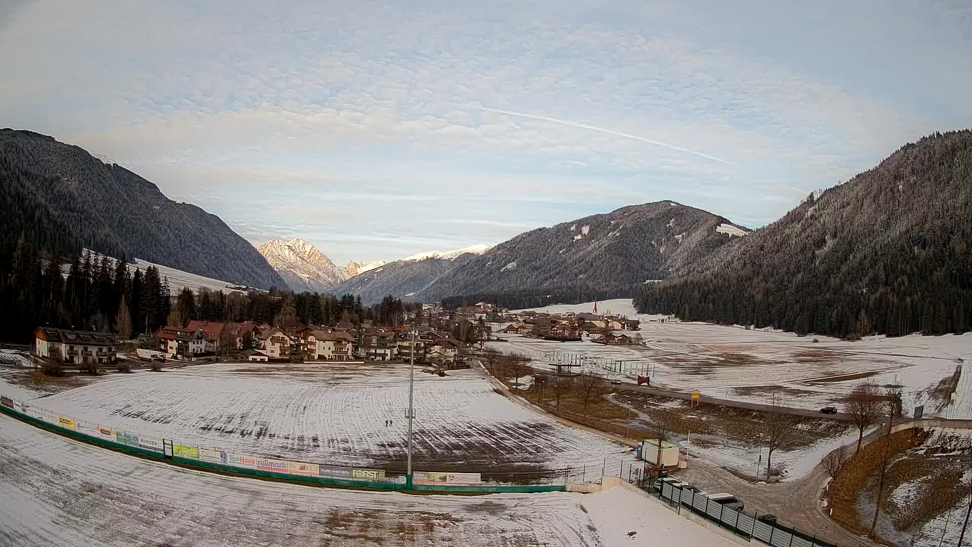 Webcam Niederrasen / Kronplatz – Vista en directo desde el Valle de Anterselva