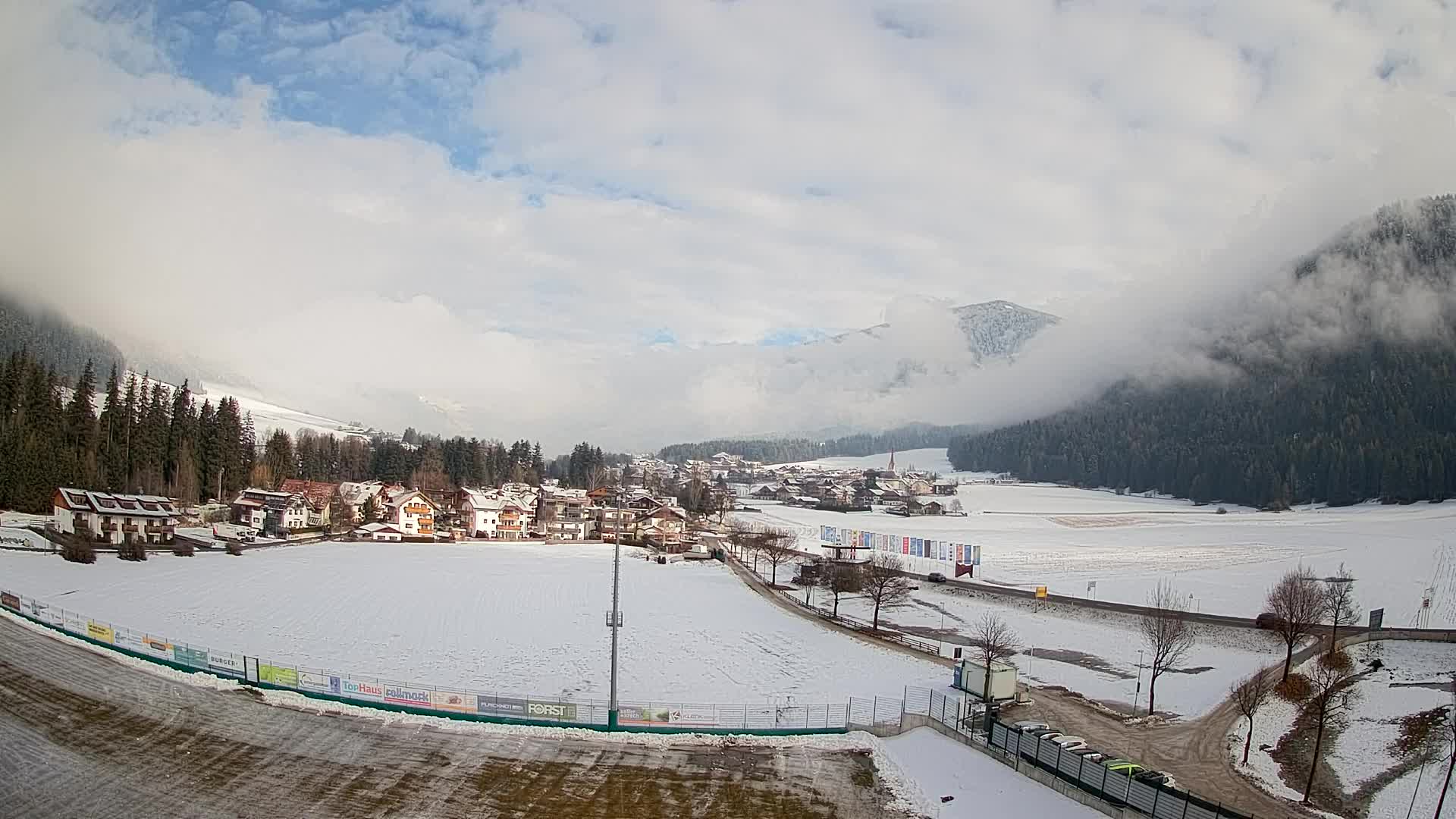 Webcam Niederrasen / Kronplatz – Vista en directo desde el Valle de Anterselva