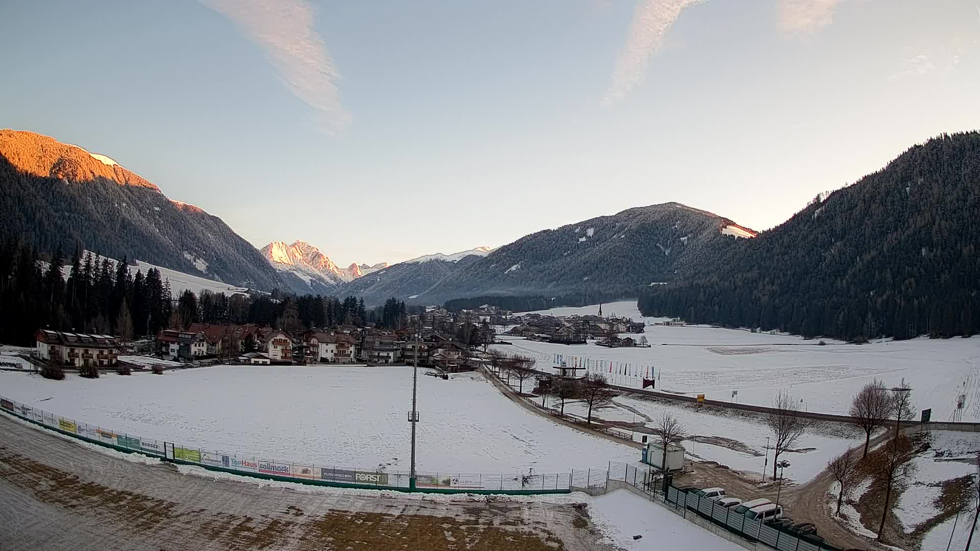Webcam Niederrasen / Kronplatz – Vista en directo desde el Valle de Anterselva