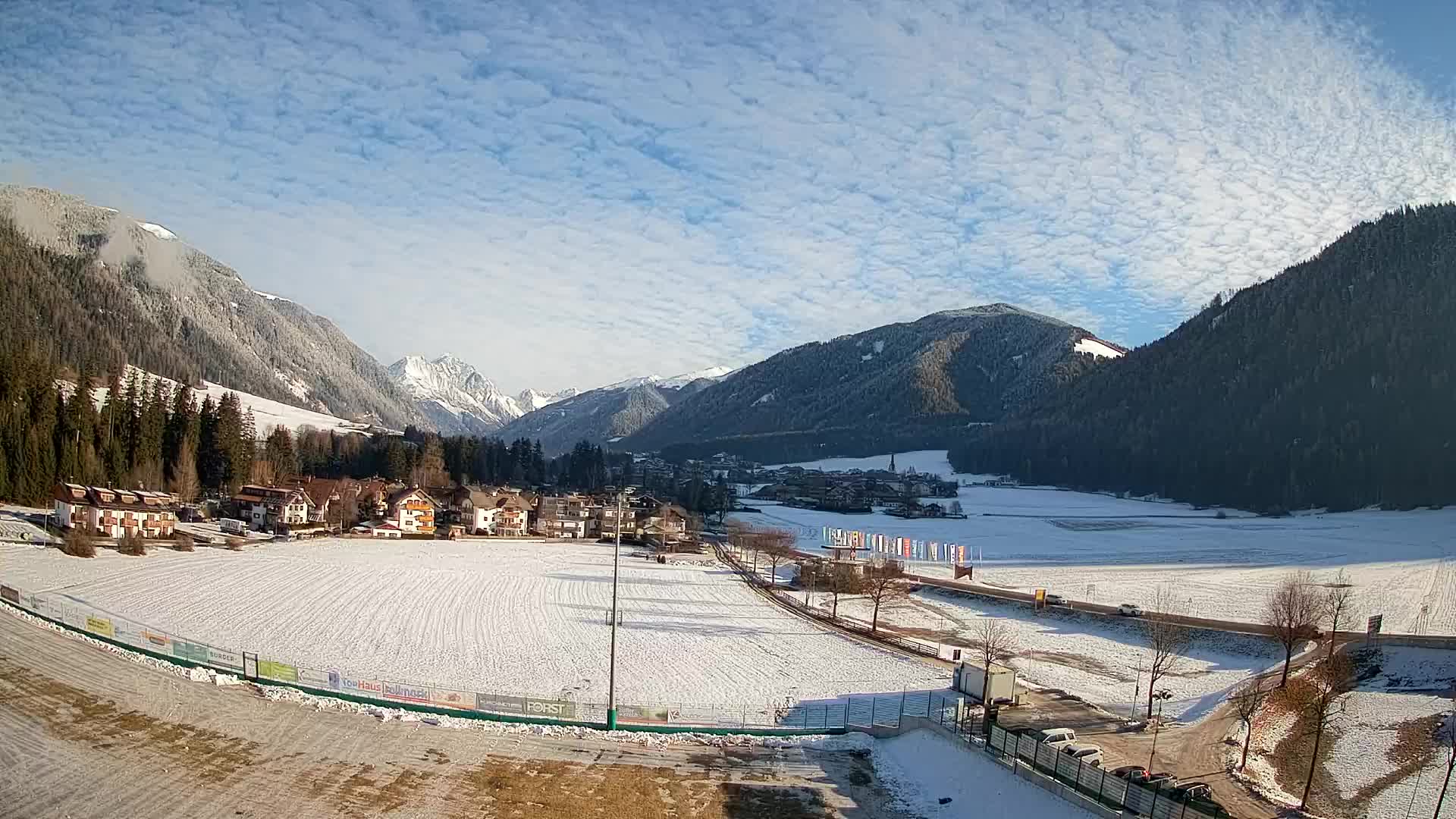 Webcam Niederrasen / Kronplatz – Vista en directo desde el Valle de Anterselva