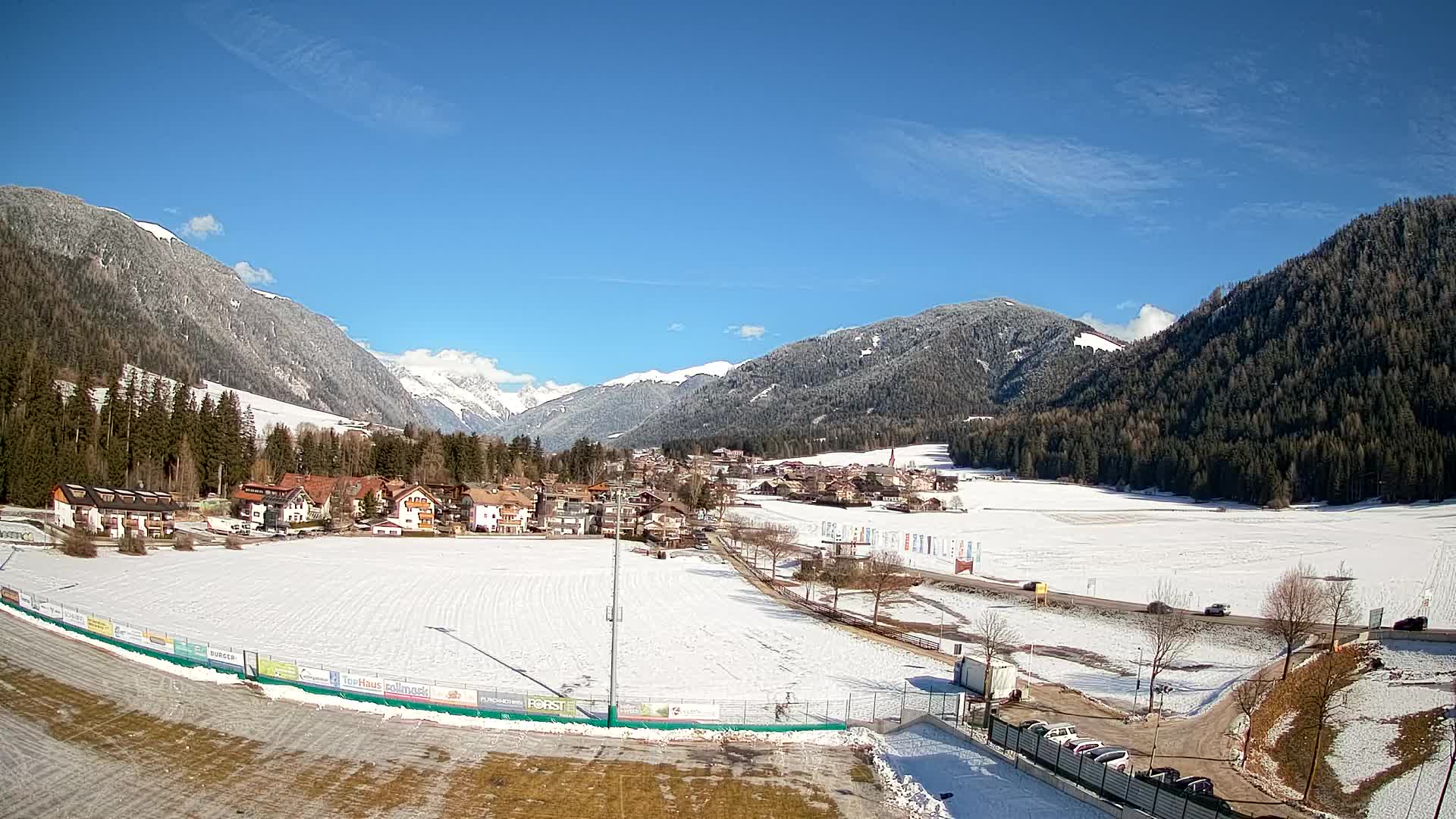 Webcam Niederrasen / Kronplatz – Vista en directo desde el Valle de Anterselva