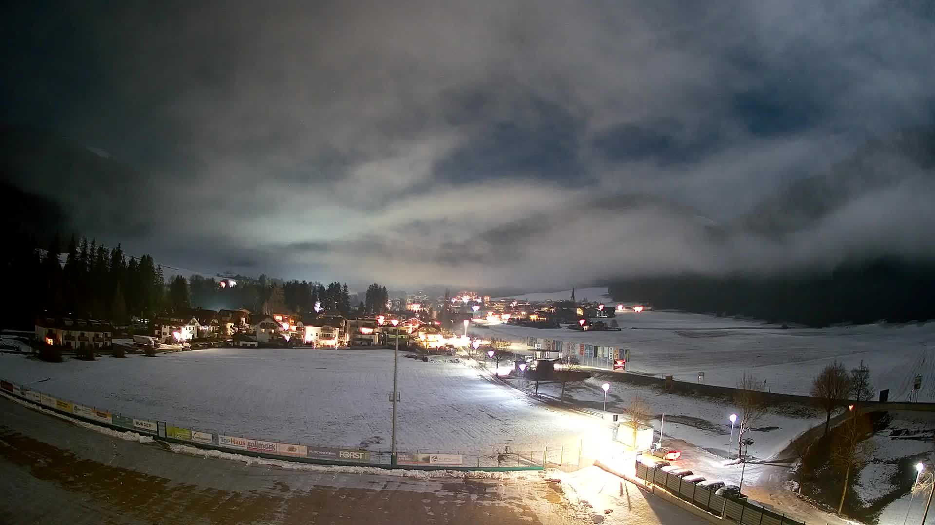 Webcam Niederrasen / Kronplatz – Vista en directo desde el Valle de Anterselva