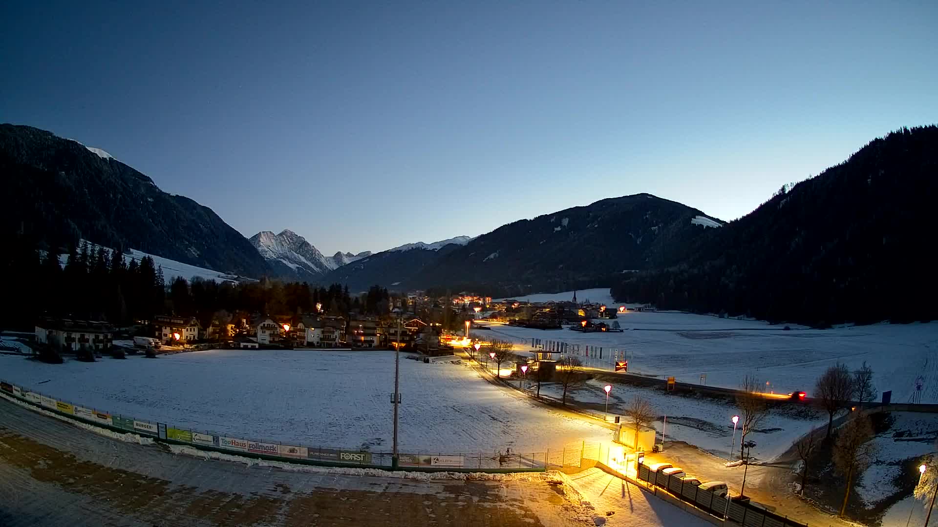 Webcam Niederrasen / Kronplatz – Vista en directo desde el Valle de Anterselva