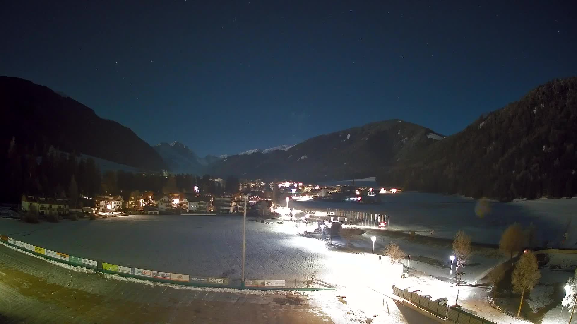 Webcam Niederrasen / Kronplatz – Vista en directo desde el Valle de Anterselva