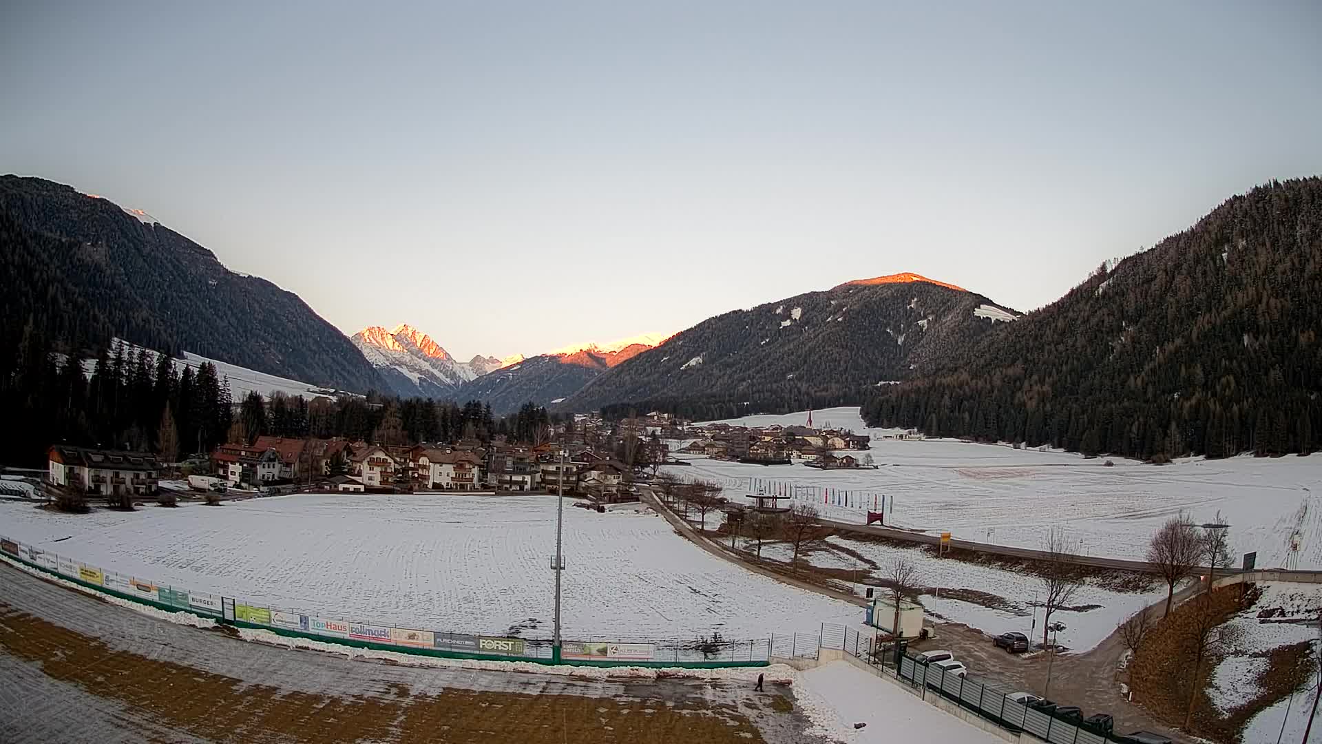 Webcam Niederrasen / Kronplatz – Vista en directo desde el Valle de Anterselva