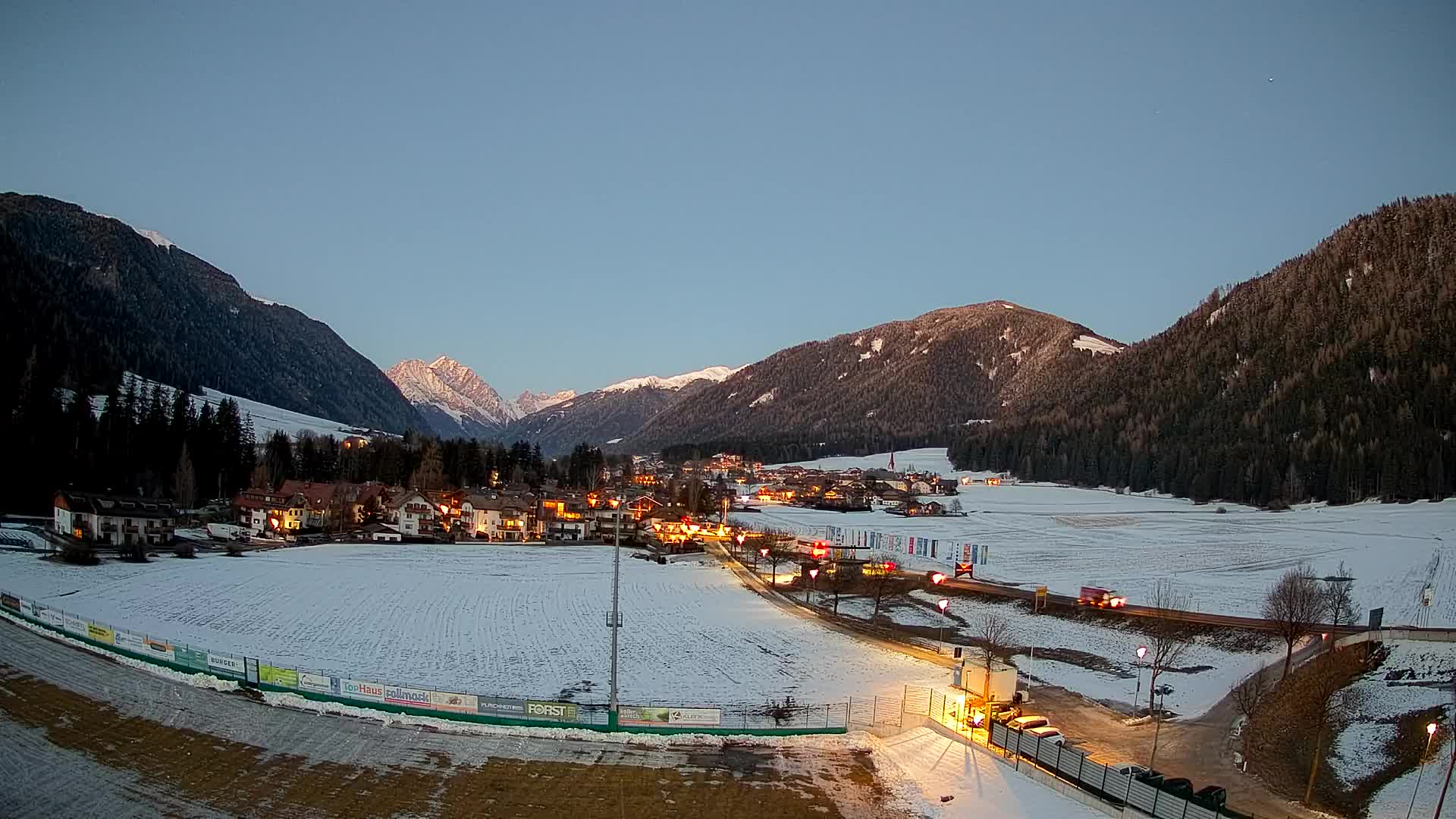 Webcam Niederrasen / Kronplatz – Vista en directo desde el Valle de Anterselva