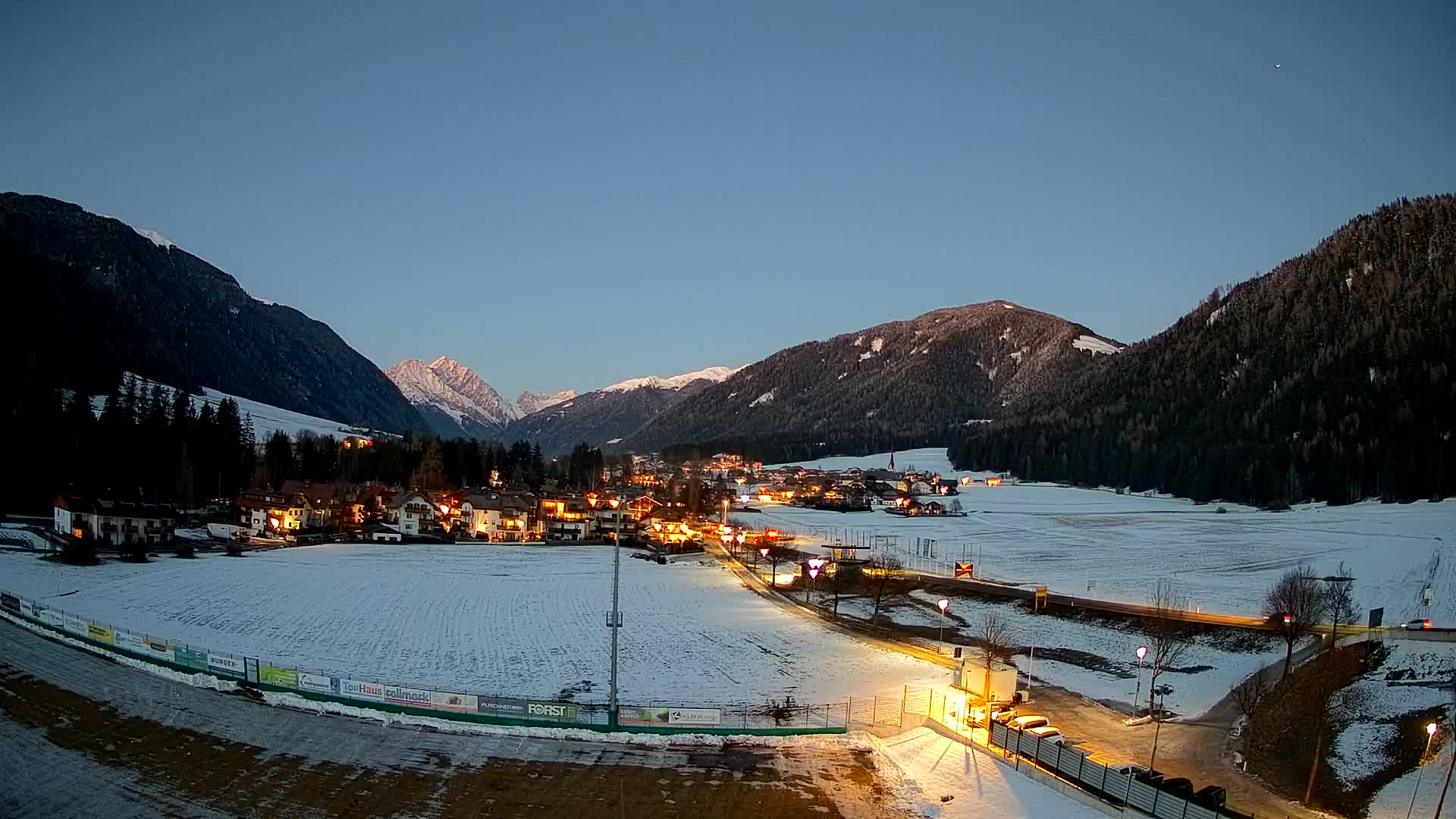 Webcam Niederrasen / Kronplatz – Vista en directo desde el Valle de Anterselva