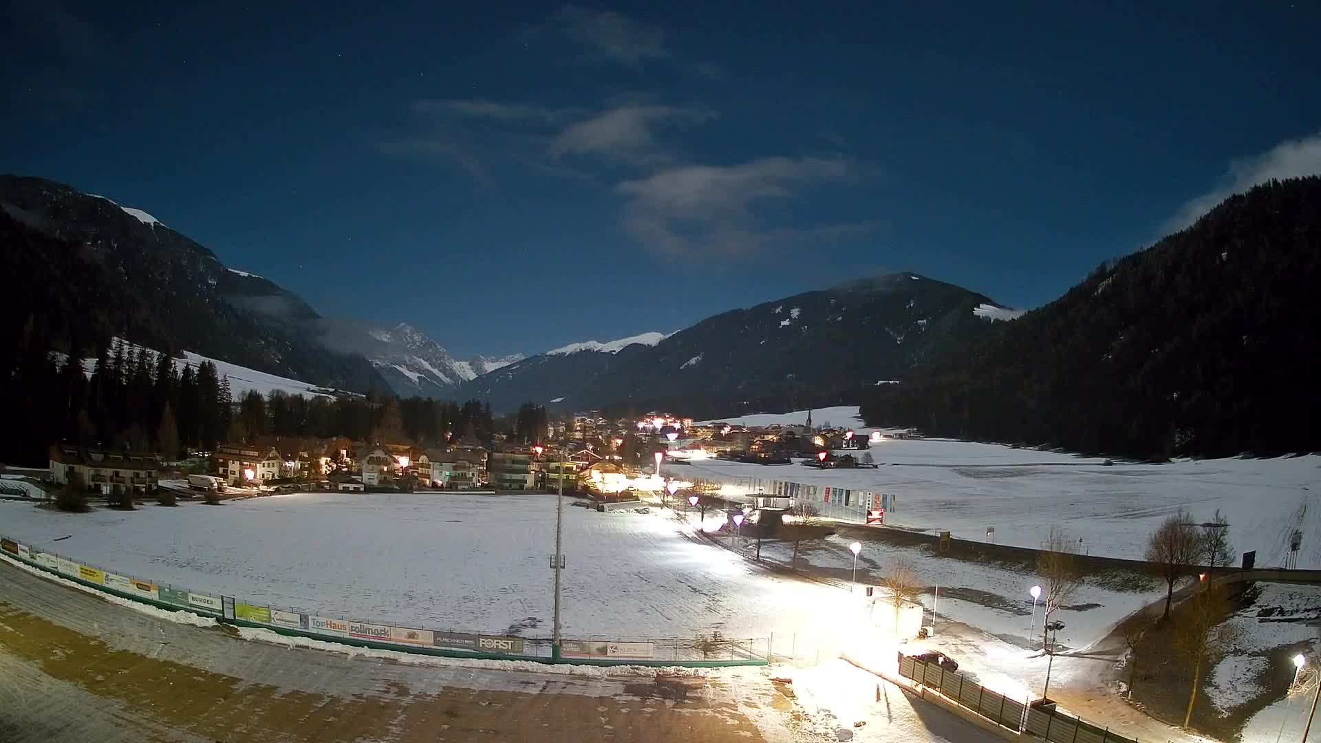 Webcam Niederrasen / Kronplatz – Vista en directo desde el Valle de Anterselva