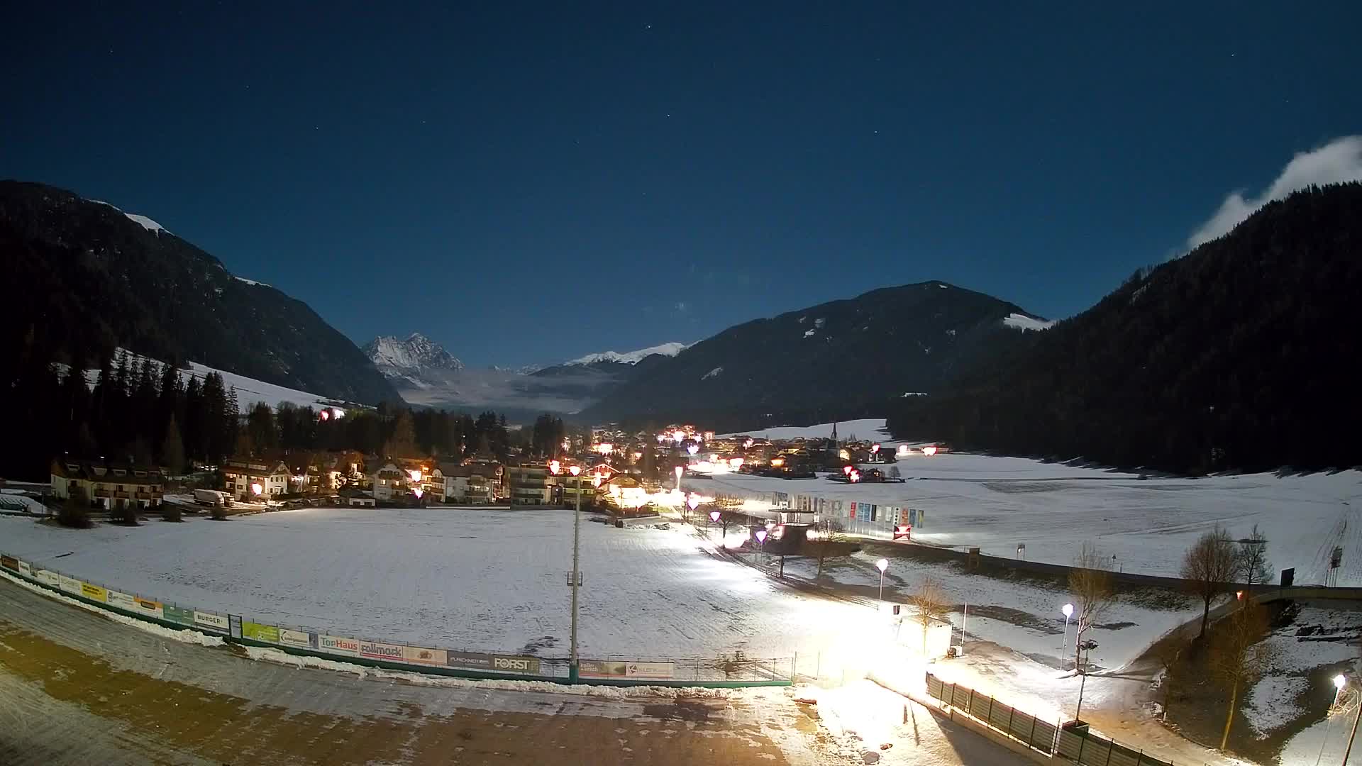Webcam Niederrasen / Kronplatz – Vista en directo desde el Valle de Anterselva