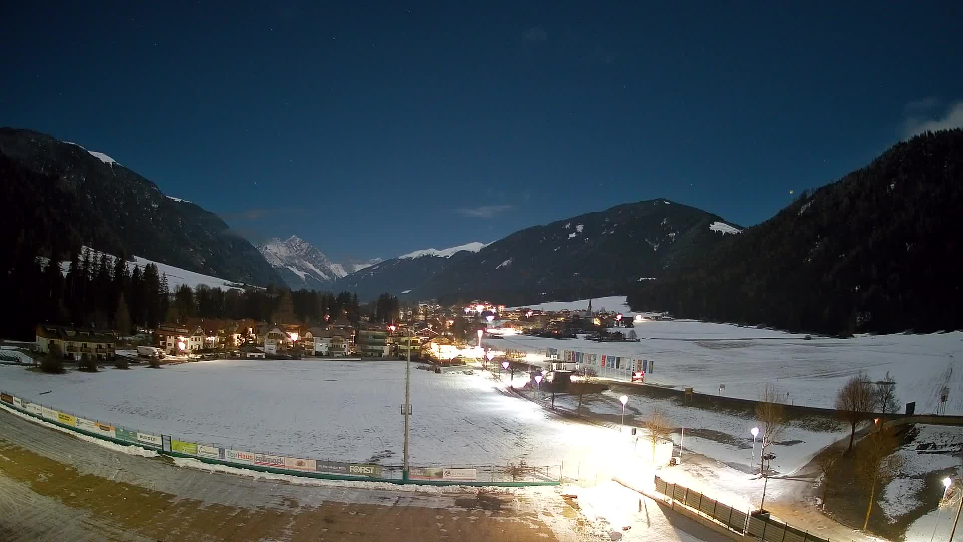 Webcam Niederrasen / Kronplatz – Vista en directo desde el Valle de Anterselva