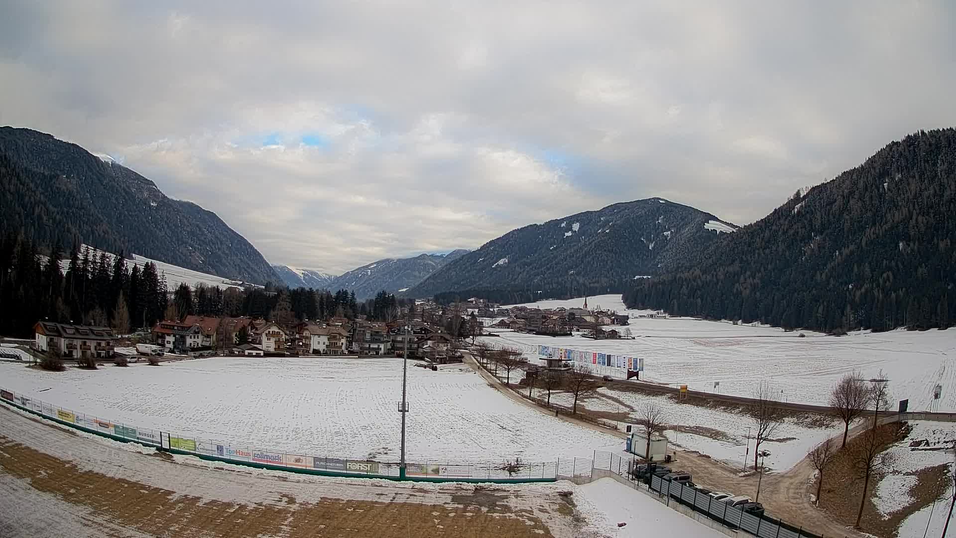 Webcam Niederrasen / Kronplatz – Vista en directo desde el Valle de Anterselva